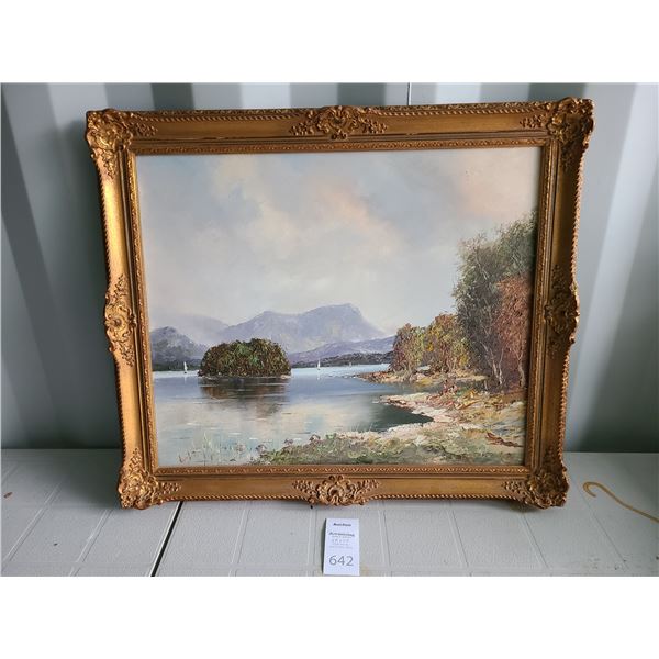 Framed original Art Cat B