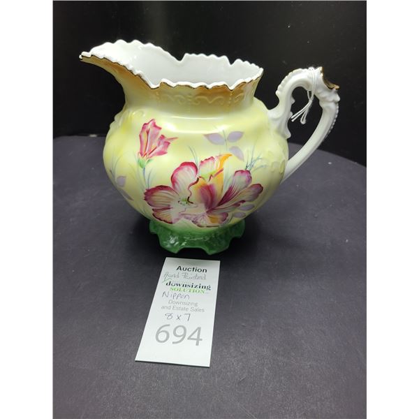 Hand Painted Jug from Nippon Cat A