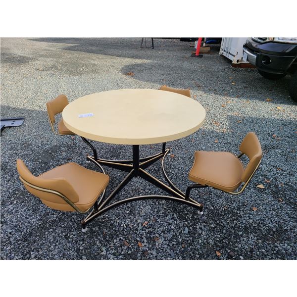 Rare Canadian Mid Century Modern Dinette Set Cat C