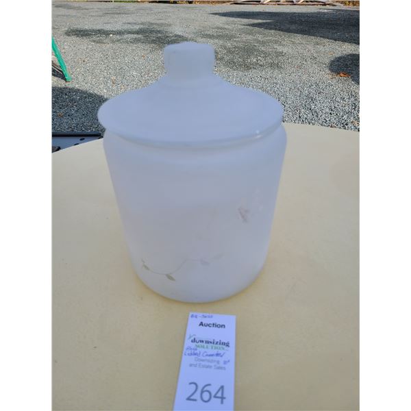 Opaque Glass Cannister