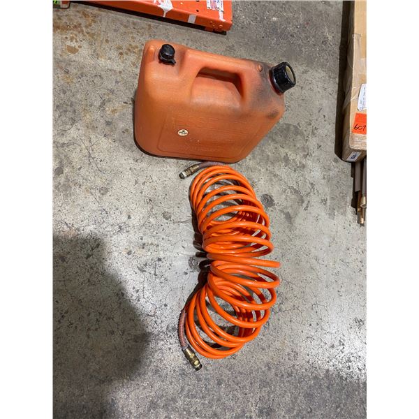 airhose and jerry can