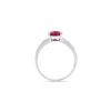 Image 4 : 14KT White Gold 2.05ct Ruby and Diamond Ring