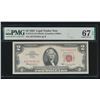 Image 1 : 1963 $2 Legal Tender Note PMG 67EPQ