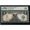 1899 $1 Black Eagle Silver Cert PMG 25