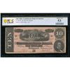 Image 1 : 1864 $10 T-68 Confederate PCGS 53