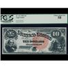 Image 1 : 1880 $10 Jackass Legal Tender Note PCGS 58