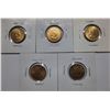 Image 2 : Lot of 5 Mint State Uncirculated coin of Hong Kong 1978 10 cents