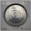 Image 1 : Uncirculated 1974 Austria 50 Schilling Silver Coin BU 50th Ann of Austrian Broadcasting