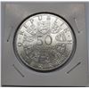 Image 2 : Uncirculated 1970 Austria 50 Schilling Silver Coin Karl Renner