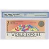 Image 1 : 1788-1988 Australia Two Expo Dollars SCG Uncirculated