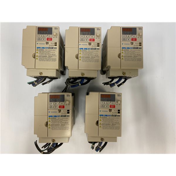 (5) Yaskawa # CIMR-V7AM41P5 Drives