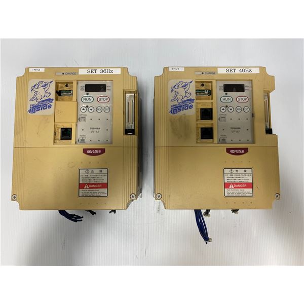 (2) Toshiba # VFA7-4007PL(2) Transistor Inverters