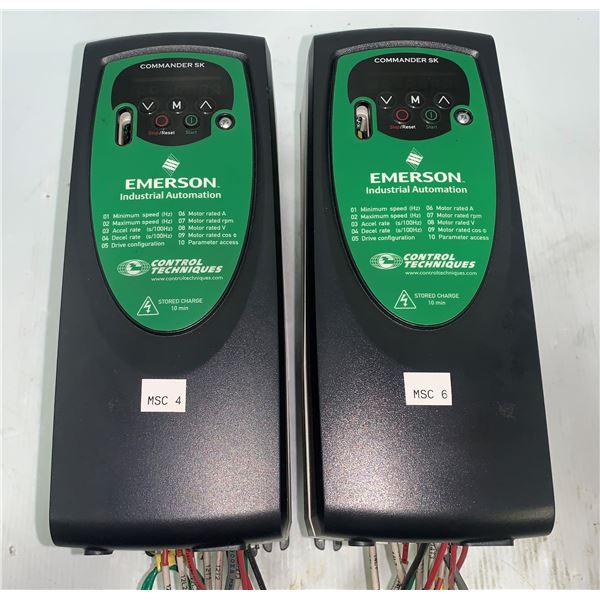 (2) Control Techniques/Emerson Industrial Automation #SKC3400300