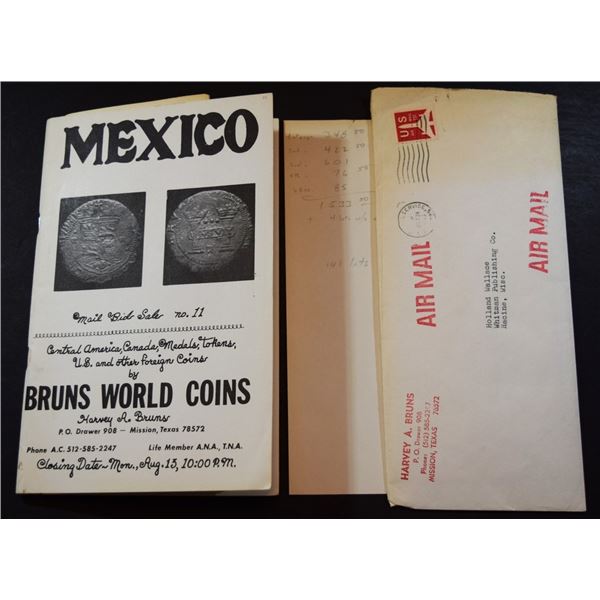 Harvey A. Bruns: Mexico, Central America, Canada, Medals, Tokens, U.S., and Other Foreign Coins - Ma
