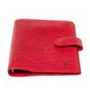 Image 4 : Louis Vuitton Red Epi Leather Agenda PM Wallet