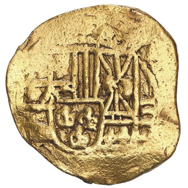 Mexico City, Mexico, cob 4 escudos, Philip V, assayer not visible (style of 1702-10), NGC XF details