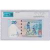 Image 2 : ABC Certification 65EPQ 2016 Hong Kong Shanghai Banking Corp $20, 3 pair serial number