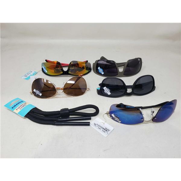 Lot Of 5 Sunglasses W/ Strap