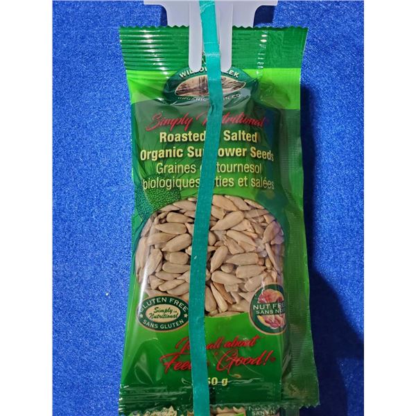 Roasted Salted Organic Sunflower Seeds (12 X 50G)