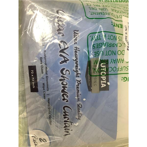 Clear EVA Shower Curtains