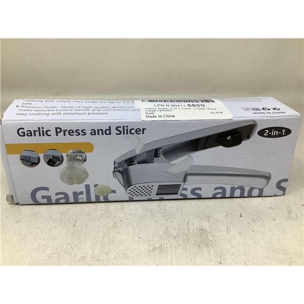 Garlic Press And Slicer