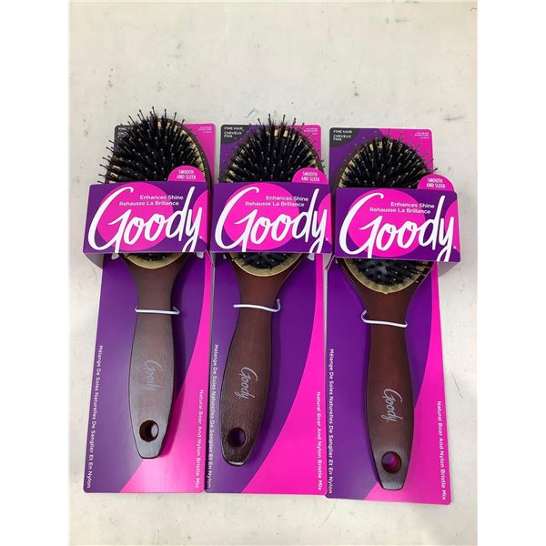 Goody Hair Brush Lot Of 3