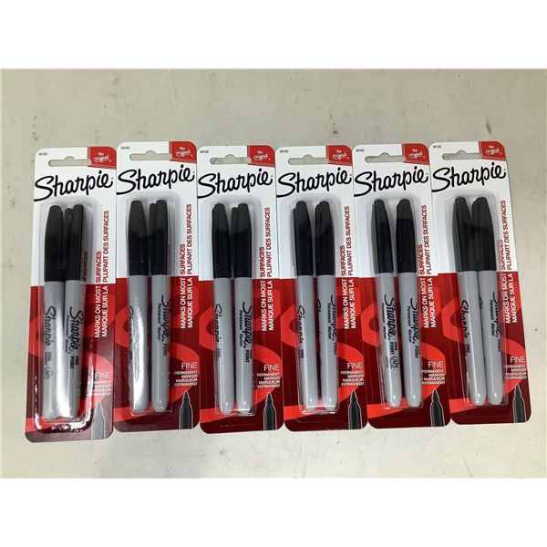 Sharpies 2 Pack Lot Of 6