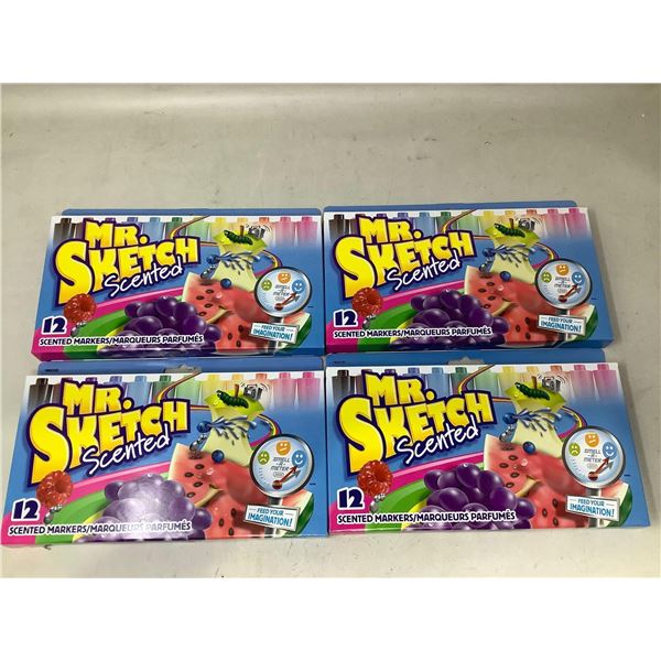 Mr.Sketch Scented Markers (4 X 12 Markers)