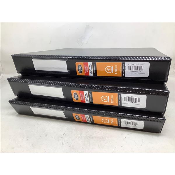 Lot Of 3 Binders 1"