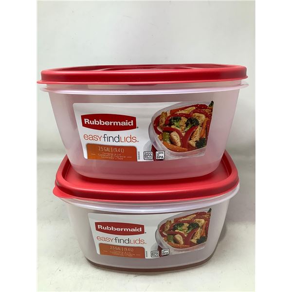Rubbermaid Easy Find Lids (2 X 9.4L)
