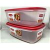 Image 2 : Rubbermaid Easy Find Lids (2 X 9.4L)