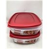 Image 1 : Rubbermaid Easy Find Lids (2 X 9.4L)
