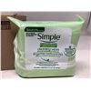 Image 2 : Simple Sensitive Skin Cleansing Wipes (6 X 25 Count)