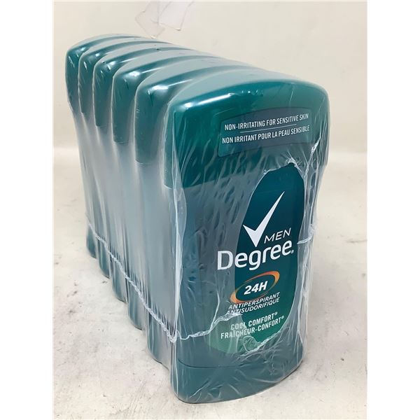 Mens Degree 24 Hour Antiperspirant (6 X 76G)