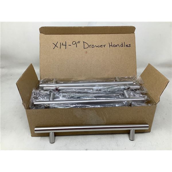 9" Drawer Handles lot of 14