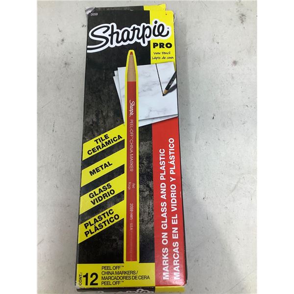Sharpie Pro Peel Off China Markers (12 Count)