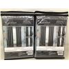 Image 1 : Total Blackout Sparkle Sheer 1 Grommet Panel Lot Of 2