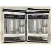 Image 1 : Total Blackout Sparkle Sheer 1 Grommet Panel Lot Of 2
