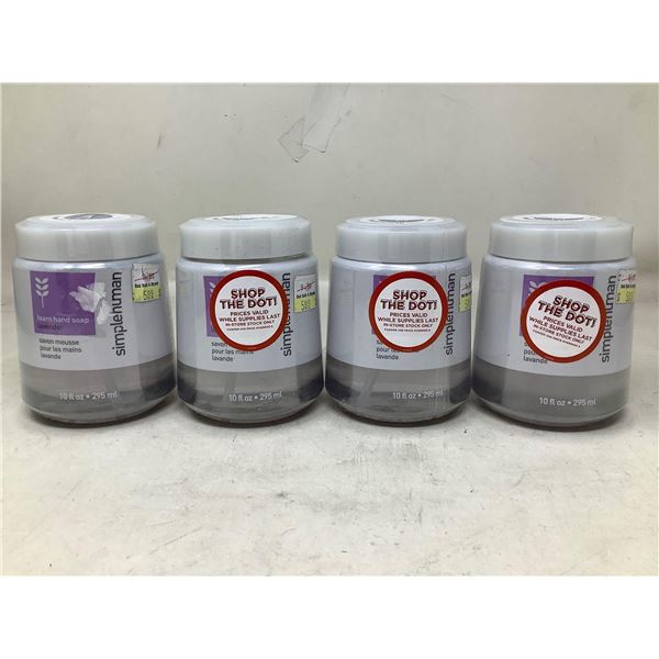 Simple Human Foam Hand Soap Lavender (4 X 295ML)