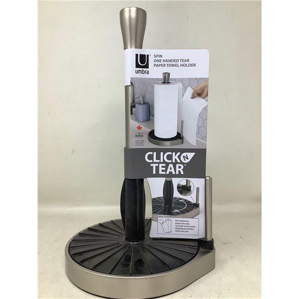 Umbra Spin One Handed Tear Paper Towel Holder