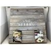Image 1 : "Our Wedding" Clip On Photo Board