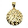Image 1 : Gold plated Silver Diamond(1ct) Gold Rhodium Plated Pendant (~weight 4.25g)