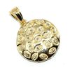 Image 2 : Gold plated Silver Diamond(1ct) Gold Rhodium Plated Pendant (~weight 4.25g)