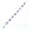 Image 3 : Silver Amethyst(95.5ct) Hand Made Bracelet (~weight 10.05g)