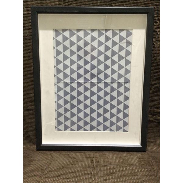 FRAMED ARTWORK from show home - Geo Design 17 x 21 inches