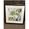 Image 1 : FRAMED ARTWORK from show home - Floral  19x 19 inches