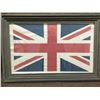Image 1 : FRAMED ARTWORK from show home -Union Jack Flag 24 x 36 inches
