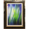 Image 1 : FRAMED ARTWORK from show home -Aurora Borealis 36 x 49 inches
