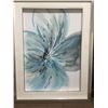 Image 1 : FRAMED ARTWORK from show home -Blue Iris 32 x 42 inches