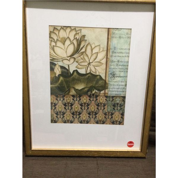 FRAMED ARTWORK from show home -Floral Tapestry 26 x 32 inches